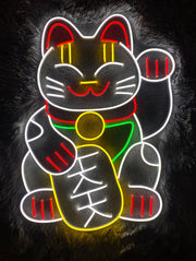 Lucky Cat V2 Neon Sign MNC42028