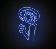 Luffy Neon Sign