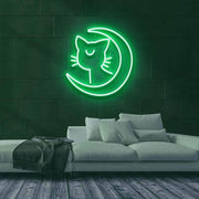 Lunar Kitty Neon Sign