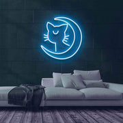 Lunar Kitty Neon Sign