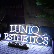 Lunio Esthetics Neon Sign