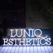 Lunio Esthetics Neon Sign