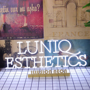 Lunio Esthetics Neon Sign