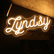 Lyndsy Yellow Neon Sign