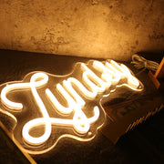 Lyndsy Yellow Neon Sign