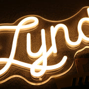 Lyndsy Yellow Neon Sign