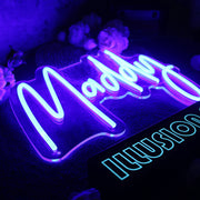 Maddy Blue Neon Sign