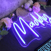 Maddy Blue Neon Sign