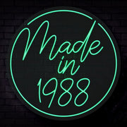 Made In Neon Sign