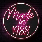 Made In Neon Sign