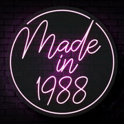 Made In Neon Sign