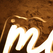 Madelyn Yellow Neon Sign