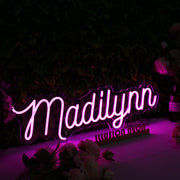 Madilynn Purple Neon Sign