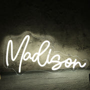 Madison Neon Name Sign