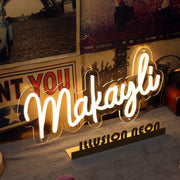 Makayli Yellow Neon Sign