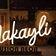 Makayli Yellow Neon Sign