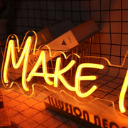 Make Mess Neon Sign