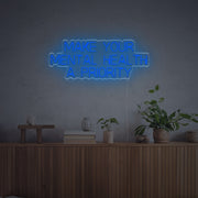 Make Your Mental Health A Priority LED Neon Sign