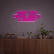 Make Your Mental Health A Priority LED Neon Sign