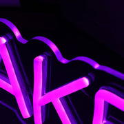 Make Your Move Purple Neon Sign