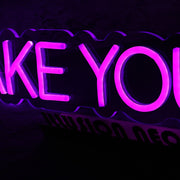 Make Your Move Purple Neon Sign