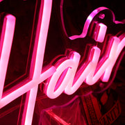 Makeup And Hair Red Neon Sign