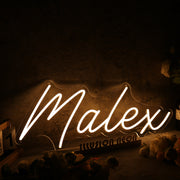 Malex Yellow Neon Sign