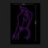 Man Body Neon Sign