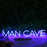 Man Cave Blue Neon Sign