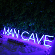 Man Cave Blue Neon Sign