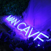 Man Cave Blue Neon Sign