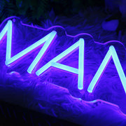 Man Cave Blue Neon Sign