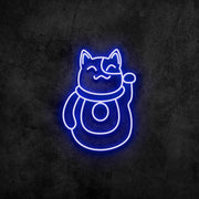 Maneki Neko Neon Sign