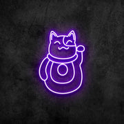 Maneki Neko Neon Sign