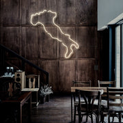 Map Of Italy Neon Sign