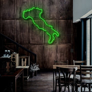 Map Of Italy Neon Sign