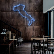 Map Of Italy Neon Sign