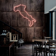 Map Of Italy Neon Sign