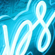 Maps Blue LED Neon Sign