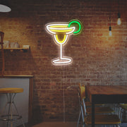 Margarita White LED Neon Sign