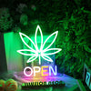 Marijuana Open Neon Sign