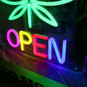 Marijuana Open Neon Sign