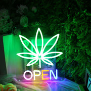 Marijuana Open Neon Sign