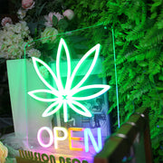 Marijuana Open Neon Sign