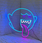 Mario Boo Neon Sign