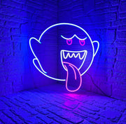 Mario Boo Neon Sign