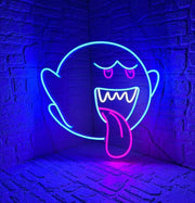 Mario Boo Neon Sign