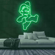 Mario Jump Neon Sign