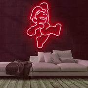 Mario Jump Neon Sign