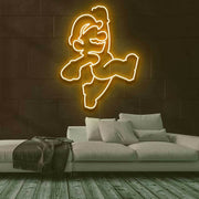 Mario Jump Neon Sign